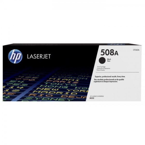 Cartus Toner Original HP (508A) CF360A Negru, 6000 pagini