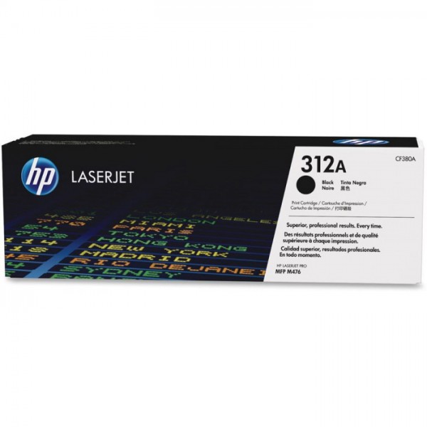 Cartus Toner Original HP (312A) CF380A Negru, 2400 pagini
