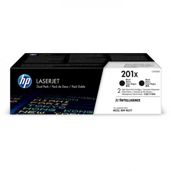 Set Cartuse Toner Original HP (201X) CF400XD Negru, 5600 pagini