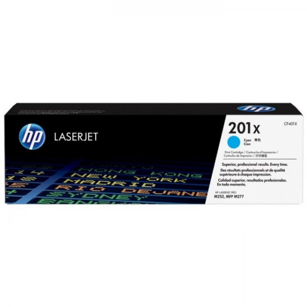 Cartus Toner Original HP (201X) CF401X Cyan, 2300 pagini