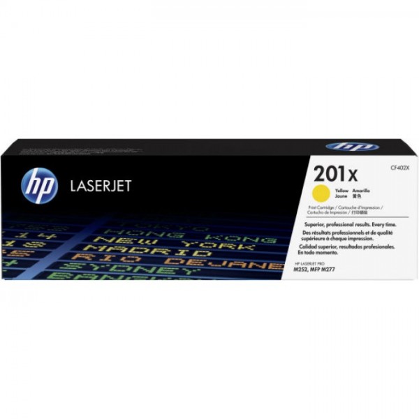 Cartus Toner Original HP (201X) CF402X Galben, 2300 pagini