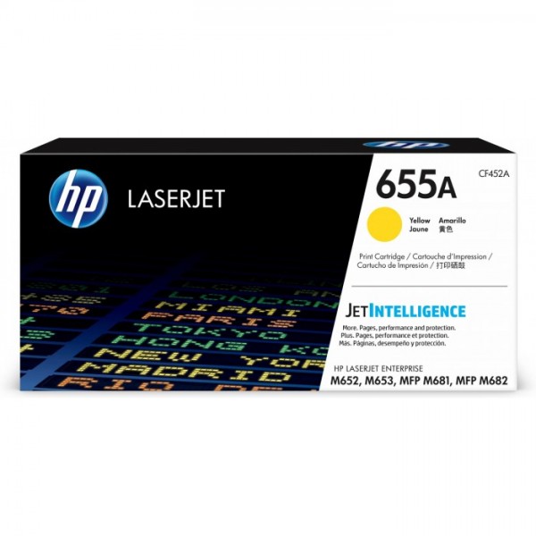 Cartus Toner Original HP (655A) CF452A Galben, 10500 pagini