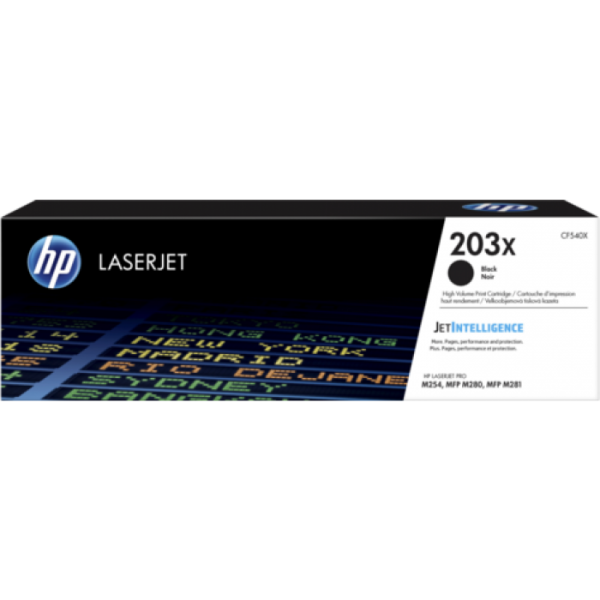Cartus Toner Original HP (203X) CF540X Negru, 3200 pagini