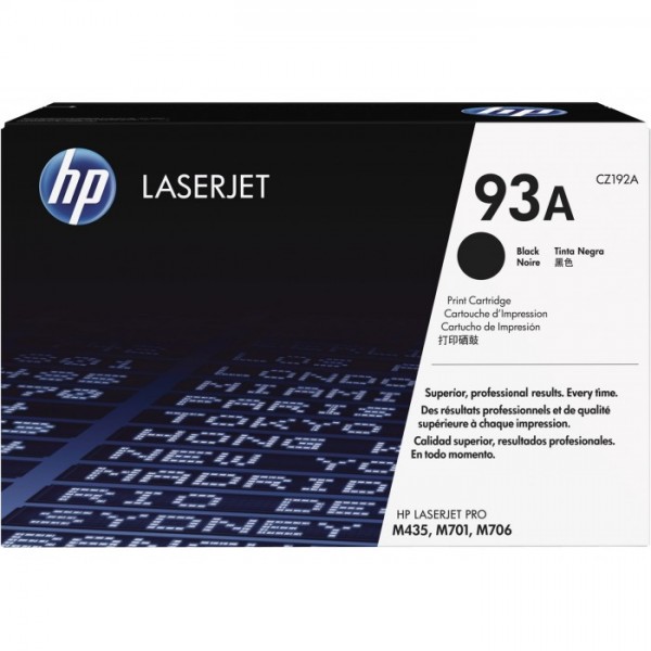Cartus Toner Original HP (93A) CZ192A Negru, 12000 pagini