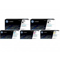 Set Cartuse Toner Original HP (212X) 2x W2120X Negru, 1x W2121X Cyan, 1x W2123X Magenta, 1x W2122X Galben, 56000 pagini si stick USB