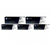 Set Cartuse Toner Original HP (827A) 2x CF300A Negru, 1x CF301A Cyan, 1x CF303A Magenta, 1x CF302A Galben, 155000 pagini si stick USB