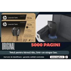 Set Cartus Toner Original HP(153A) 2xW1530A Negru, 2x2500 pagini, Pix Jestream si Textmarker Schneider