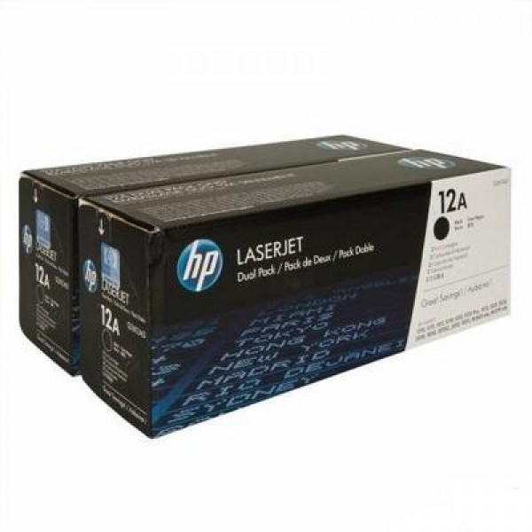 Set Cartuse Toner Original HP (12A) Q2612AD Negru, 4000 pagini