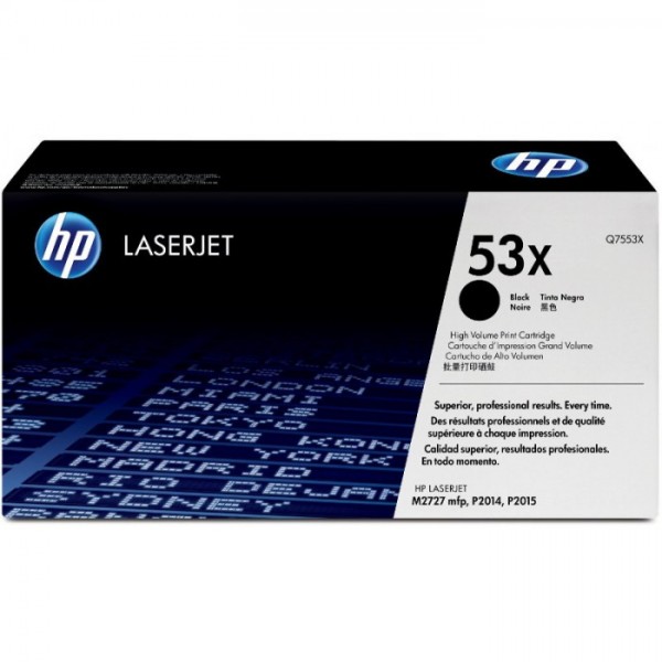 Cartus Toner Original HP (53X) Q7553X Negru, 7000 pagini