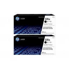 Set Cartuse Toner Original HP (331A) 2x W1331A Negru, 10000 pagini si stick USB