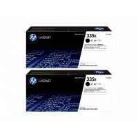 Set Cartuse Toner Original HP (335X) 2x W1335X Negru, 27400 pagini si stick USB