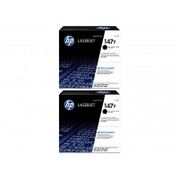Set Cartuse Toner Original HP (147Y) 2x W1470Y Negru, 84000 pagini si stick USB