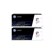 Set Cartuse Toner Original HP (658X) 2x W2003X Magenta, 56000 pagini si stick USB