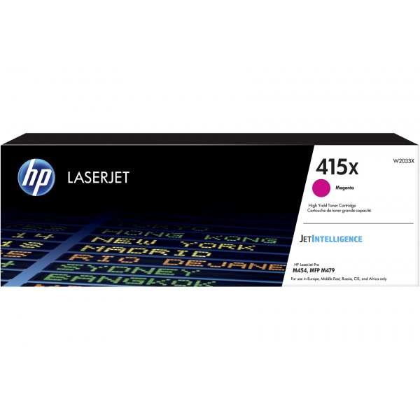 Cartus Toner Original HP (415X) W2033X Magenta, 6000 pagini