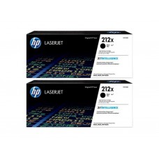 Set Cartuse Toner Original HP (212X) 2x W2120X Negru, 26000 pagini si stick USB