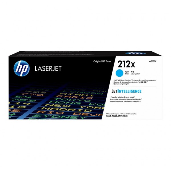 Cartus Toner Original HP (212X) W2121X Cyan, 10000 pagini