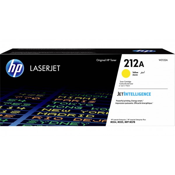 Cartus Toner Original HP (212A) W2122A Galben, 4500 pagini