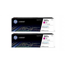 Set Cartuse Toner Original HP (207A) 2x W2213A Magenta, 2500 pagini si stick USB