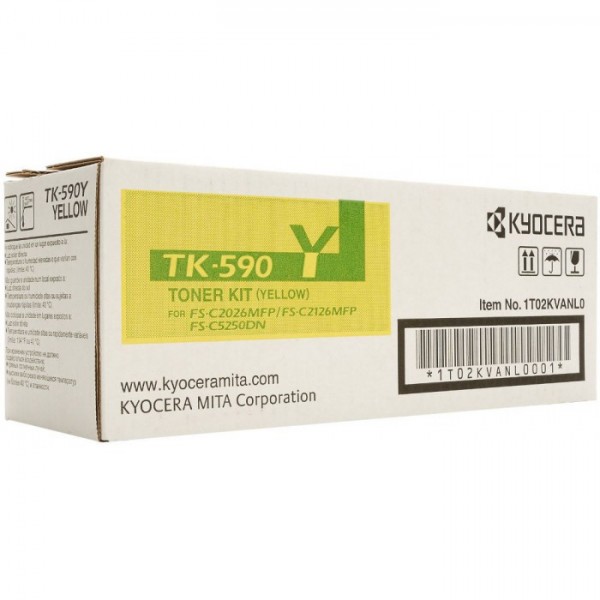 Cartus toner TK-590Y galben Kyocera 5000 pagini
