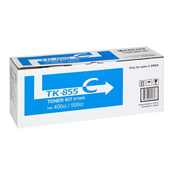 Cartus toner TK-855C cyan Kyocera 18.000 pagini
