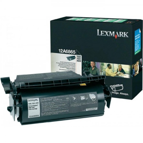Cartus toner return program 12A6865 negru Lexmark 30.000 pagini