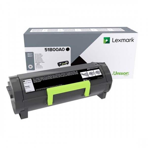 Cartus toner 51B00A0 negru Lexmark 2500 pagini
