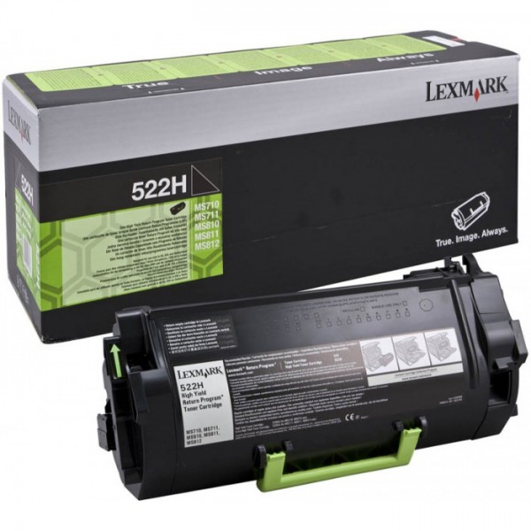 Cartus toner return program 52D2H00 (522H) negru Lexmark 25.000 pagini