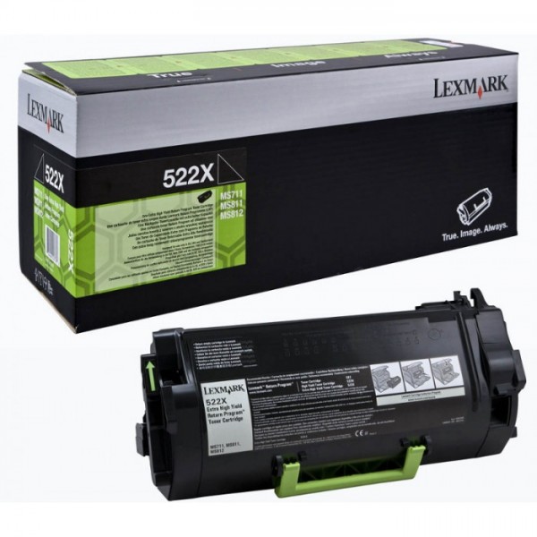 Cartus toner return program 52D2X00 (522X) negru Lexmark 45.000 pagini