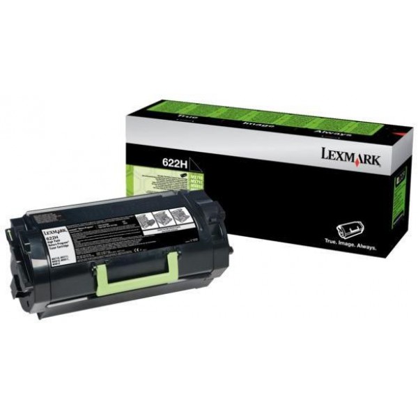 Cartus toner 62D2H0E (622H) negru Lexmark 25.000 pagini