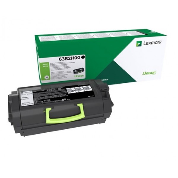 Cartus toner 63B2H00 negru Lexmark 25.000 pagini