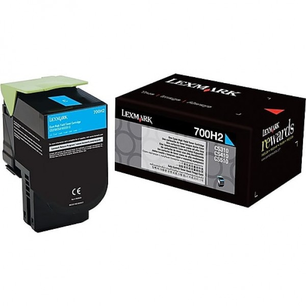Cartus toner 70C0H20 (700H2) cyan Lexmark 3000 pagini