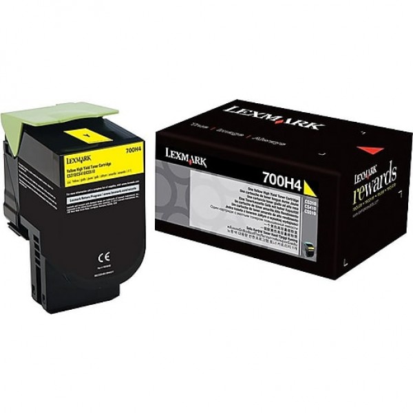 Cartus toner 70C0H40 (700H4) galben Lexmark 3000 pagini