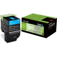 Cartus toner 70C20CE (702CE) cyan Lexmark 1000 pagini