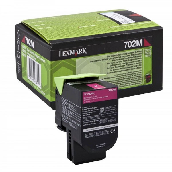Cartus toner return program 70C20M0 (702M) magenta Lexmark 1000 pagini