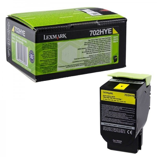 Cartus toner 70C2HYE (702HY) galben Lexmark 3000 pagini