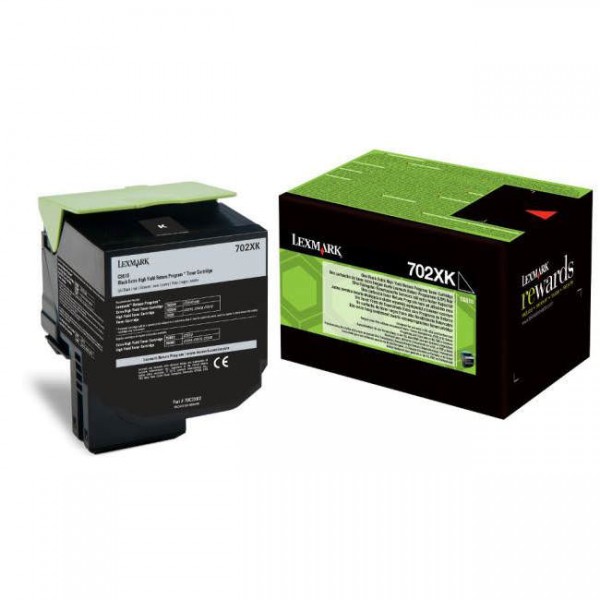 Cartus toner return program 70C2XK0 (702XK) negru Lexmark 4000 pagini