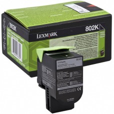 Cartus toner return program 80C20K0 (802K) negru Lexmark 1000 pagini