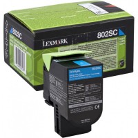 Cartus toner return program 80C2SC0 (802SC) cyan Lexmark 2000 pagini