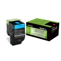 Cartus toner 80C2SCE (802SC) cyan Lexmark 2000 pagini