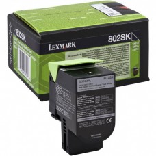 Cartus toner return program 80C2SK0 (802SK) negru Lexmark 2500 pagini