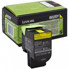 Cartus toner return program 80C2SY0 (802SY) galben Lexmark 2000 pagini