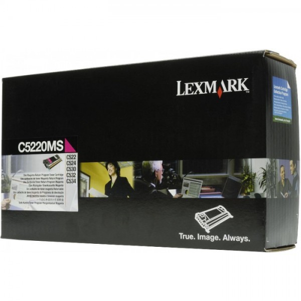 Cartus toner return program C5220MS magenta Lexmark 3000 pagini