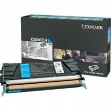 Cartus toner return program C5240CH cyan Lexmark 5000 pagini