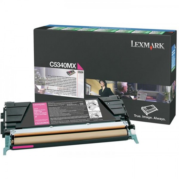 Cartus toner return program C5340MX magenta Lexmark 7000 pagini