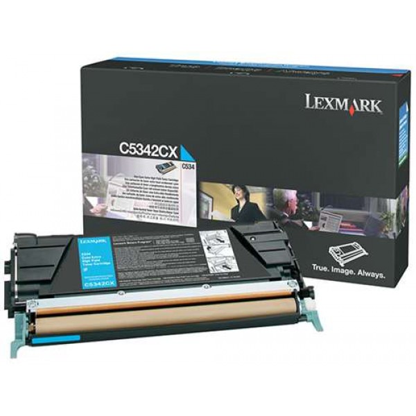 Cartus toner C5342CX cyan Lexmark 7000 pagini
