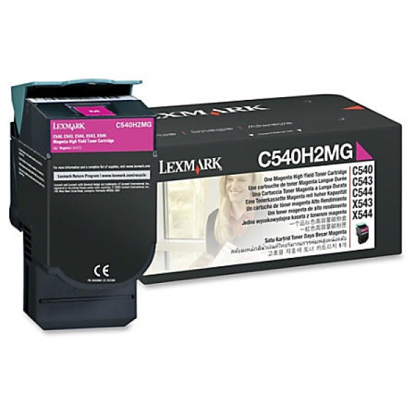 Cartus toner C540H2MG magenta Lexmark 2000 pagini