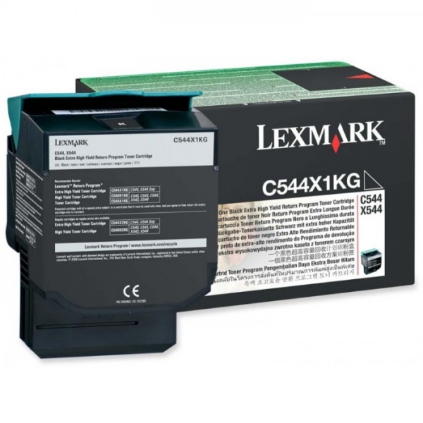 Cartus toner return program C544X1KG negru Lexmark 6000 pagini