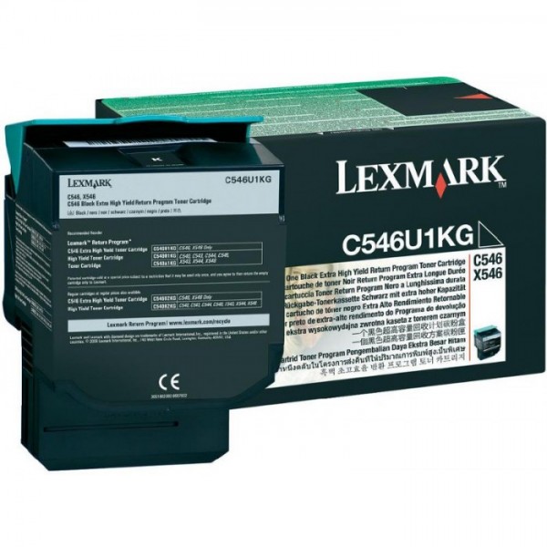 Cartus toner return program C546U1KG negru Lexmark 8000 pagini