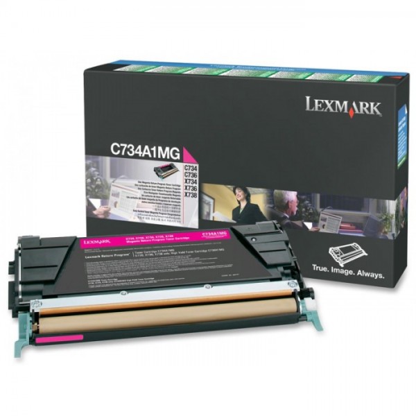 Cartus toner return program C734A1MG magenta Lexmark 6000 pagini