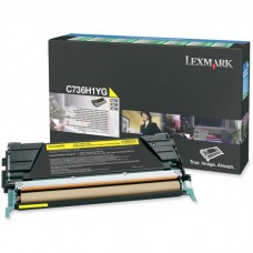 Cartus toner return program C736H1YG galben Lexmark 10.000 pagini